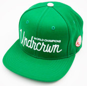 Image of UNDRCRWN x STARTER "SCRIPT CLUB" SNAPBACK | KELLY GREEN